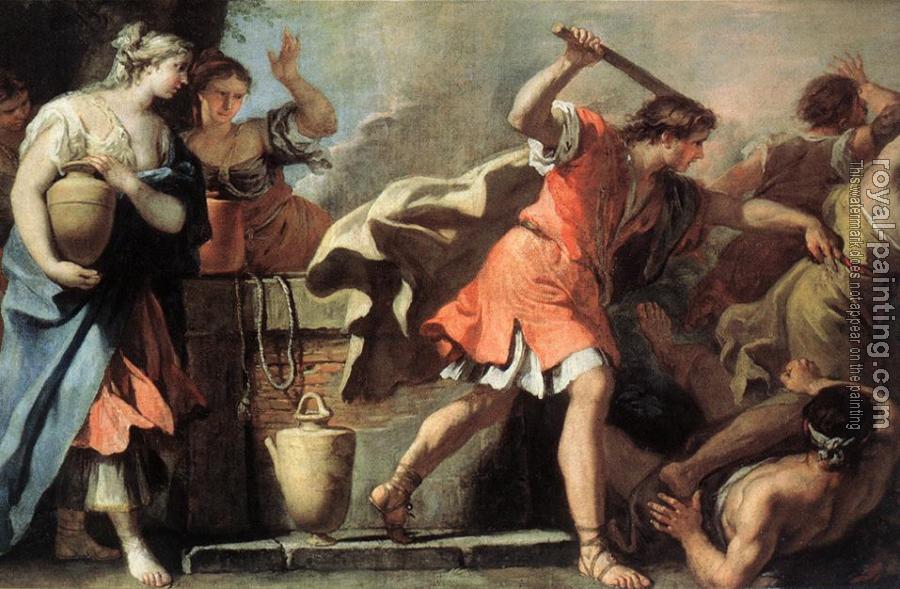 Sebastiano Ricci : Moses Defending the Daughters of Jethro